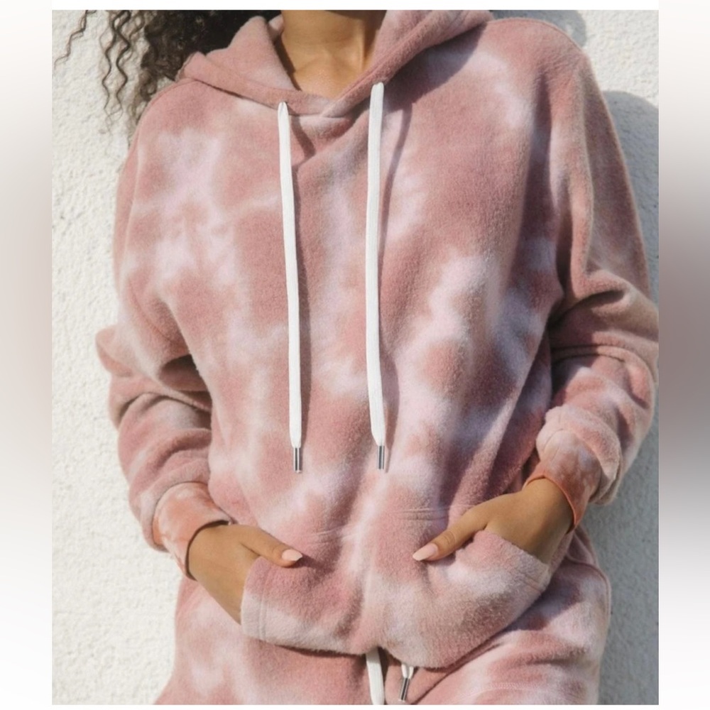 feat Clothing Blanketblend Rose Water Tie Dye Hoodie - Unisex Size S